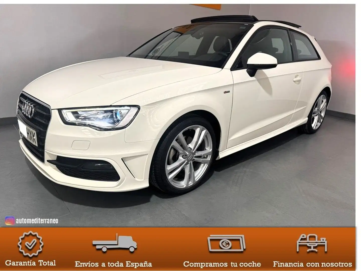 Audi A3 Sedán 2.0TDI Ambition S-Tronic 150 Blanc - 1