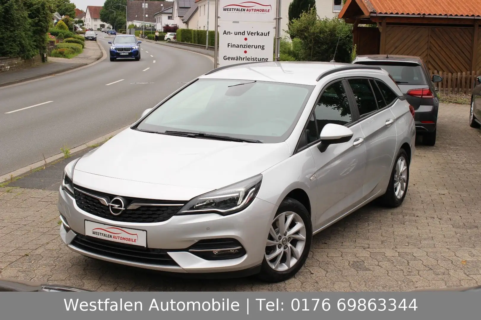 Opel Astra ST 1.2Turbo 145PS Edition|ApCarPL|PDC|Frsp Silber - 1