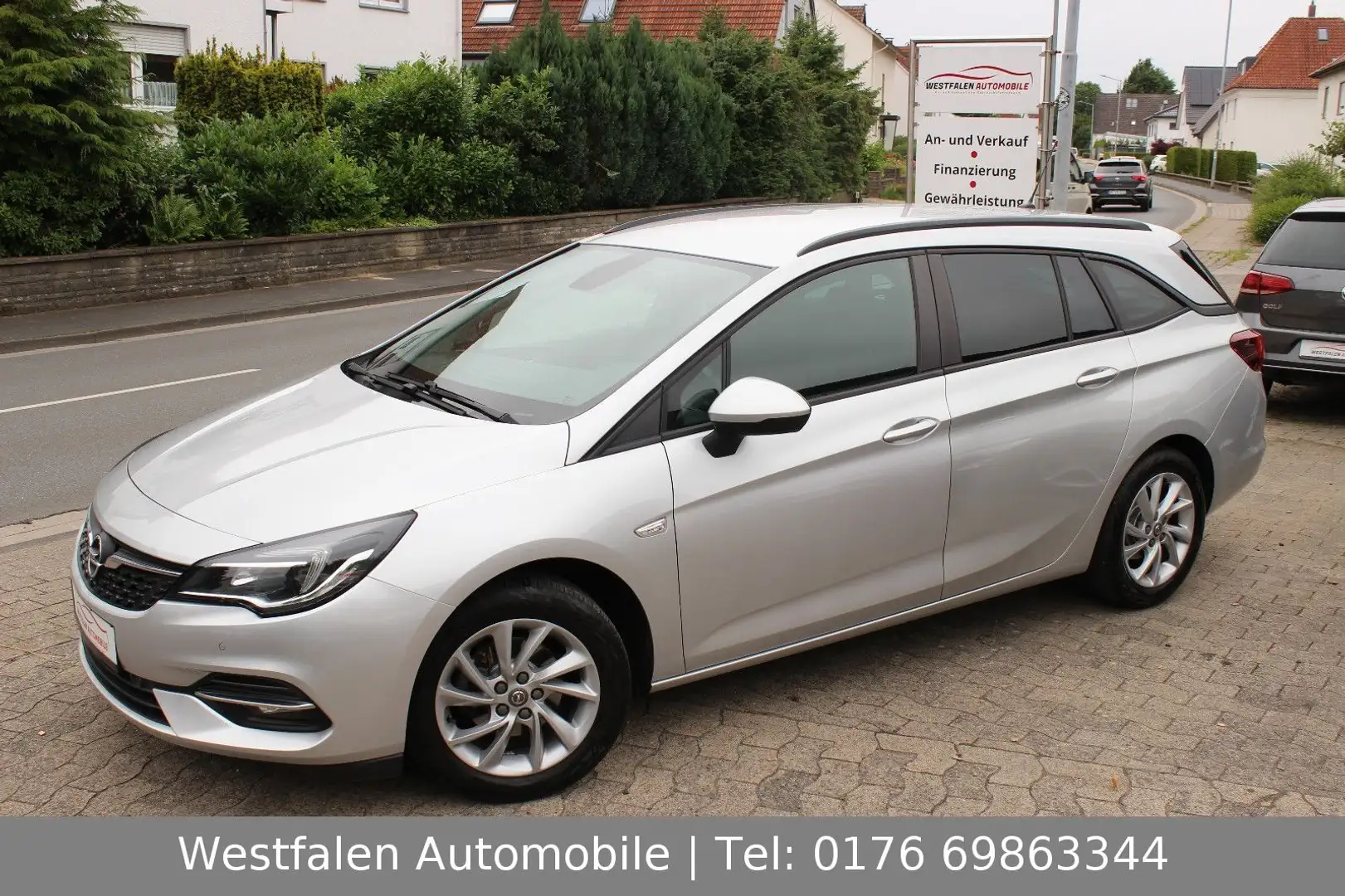 Opel Astra ST 1.2Turbo 145PS Edition|ApCarPL|PDC|Frsp Silber - 2
