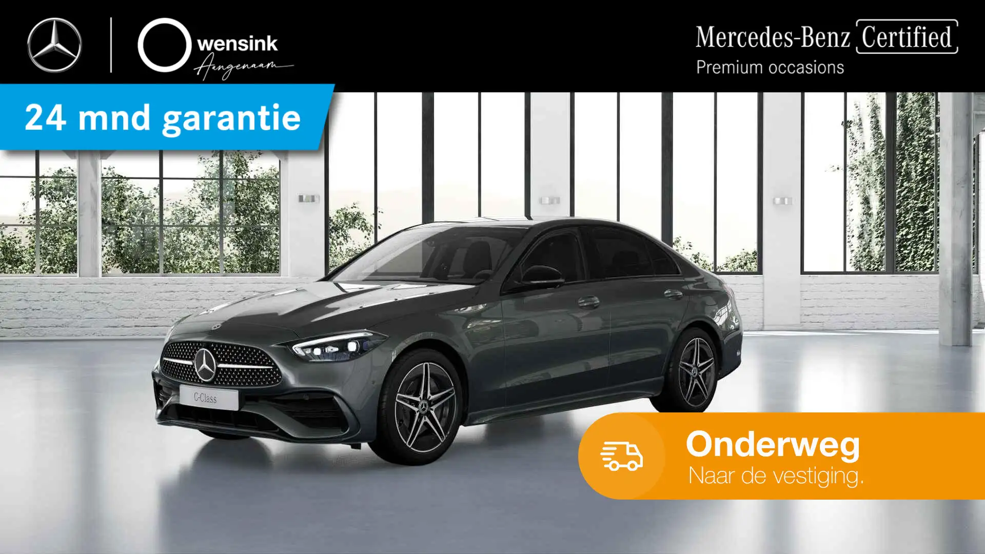 Mercedes-Benz C 300 e AMG Line Limited | AMG | Night | Trekhaak | Digi Grijs - 1