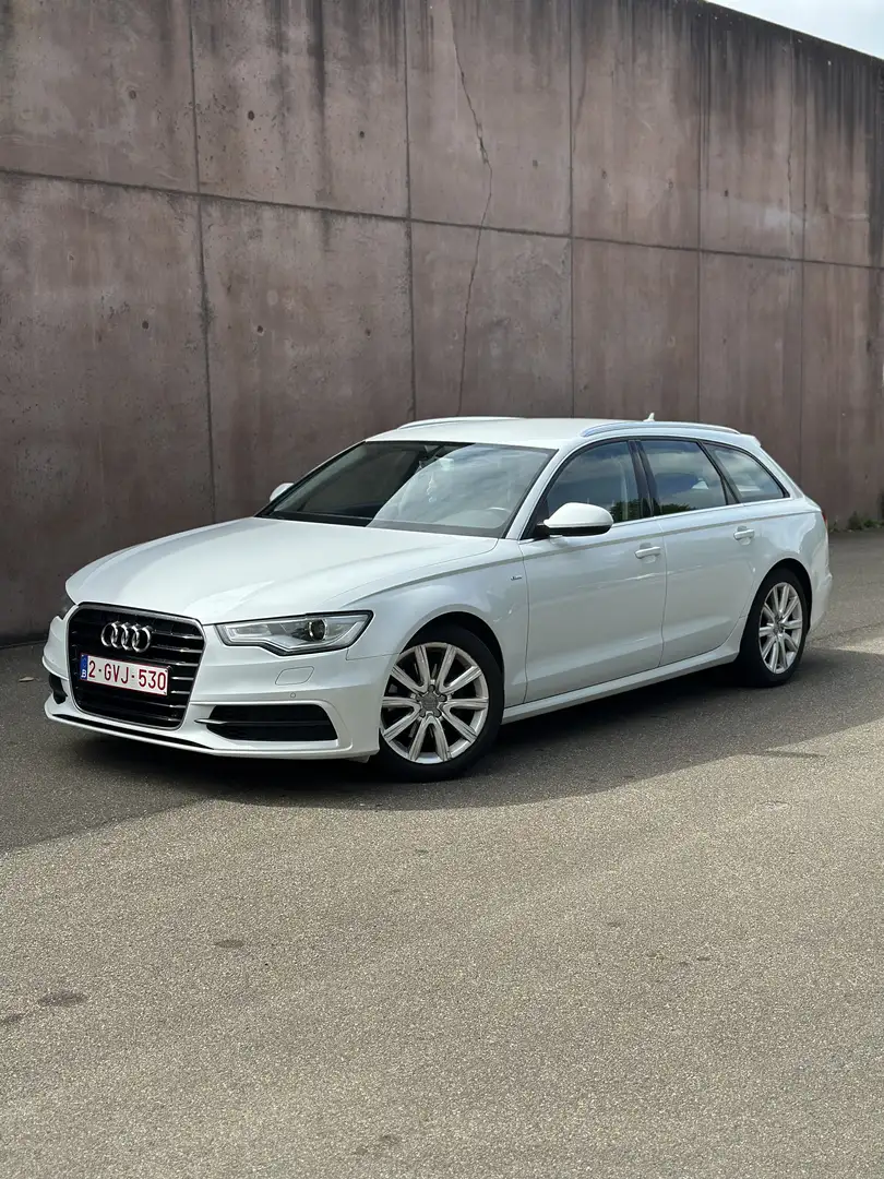 Audi A6 Avant 2.0 TDI ultra S tronic Blanc - 1
