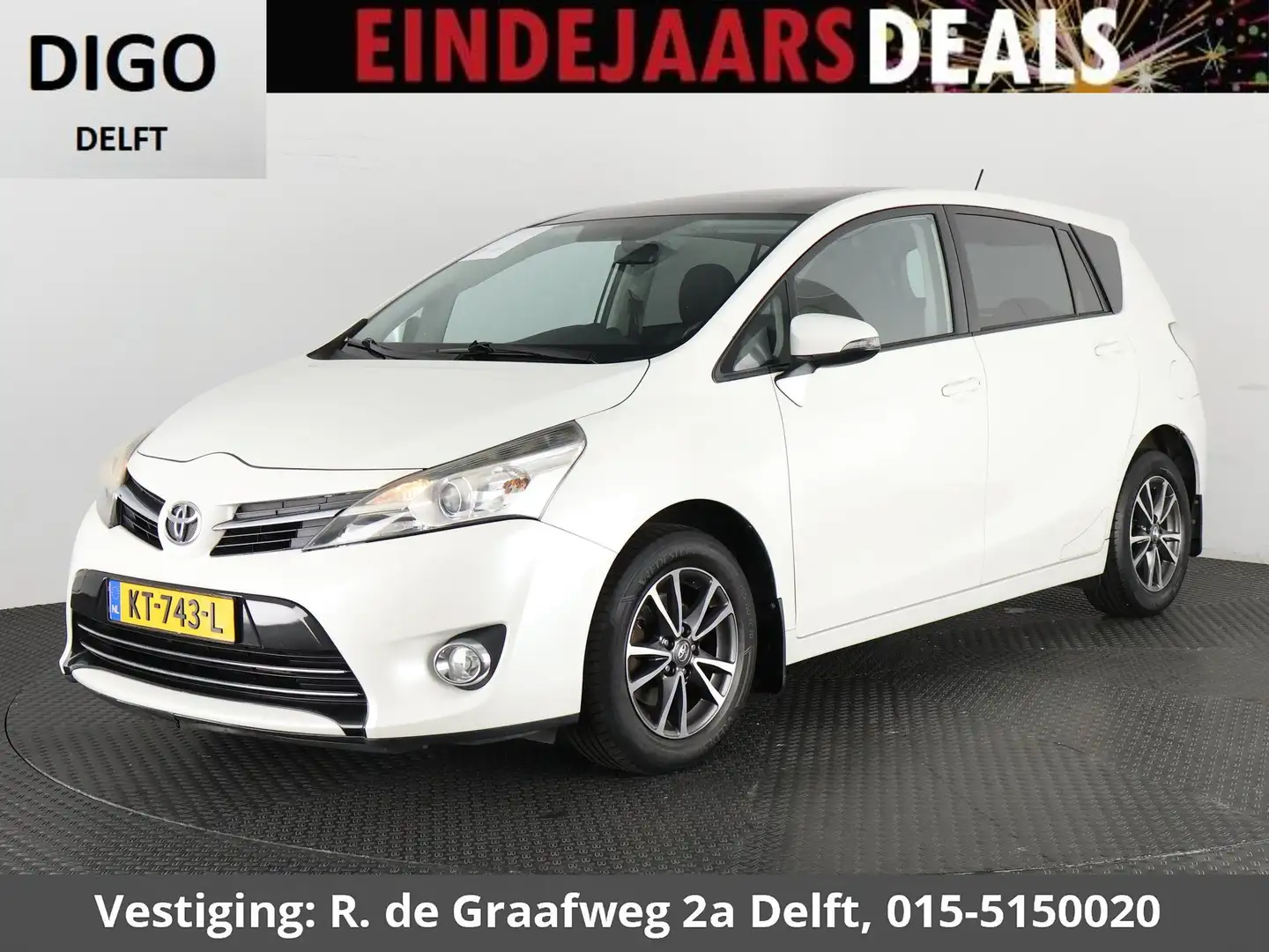 Toyota Verso 1.8 VVT-i Aspiration 7p. | 7-persoons | Trekhaak | Wit - 1