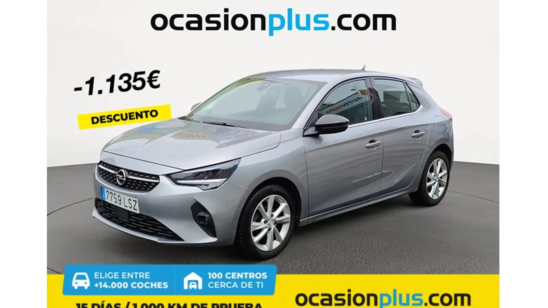 Opel Corsa 1.2T XHT S/S Elegance AT8 100 Gris - 1