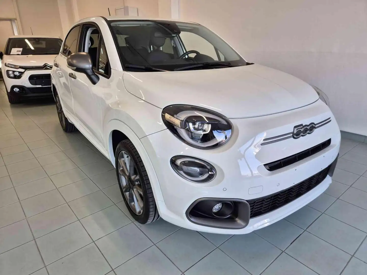 Fiat 500X 1.5 T4 Hybrid 130 CV DCT Sport Blanc - 1