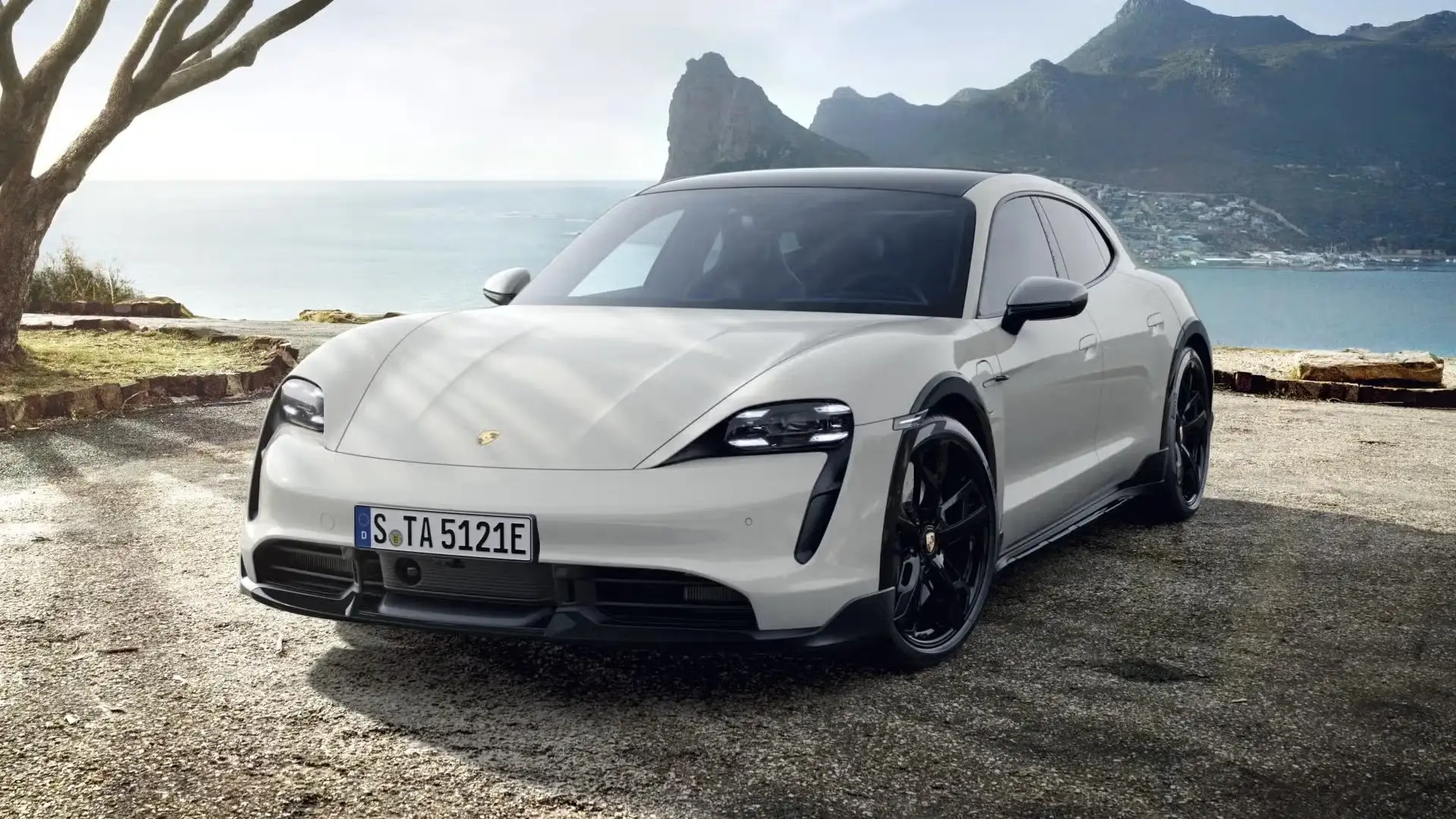 Porsche Taycan Turbo S Cross Turismo 760cv-Full opt-Iva esposta Bianco - 1