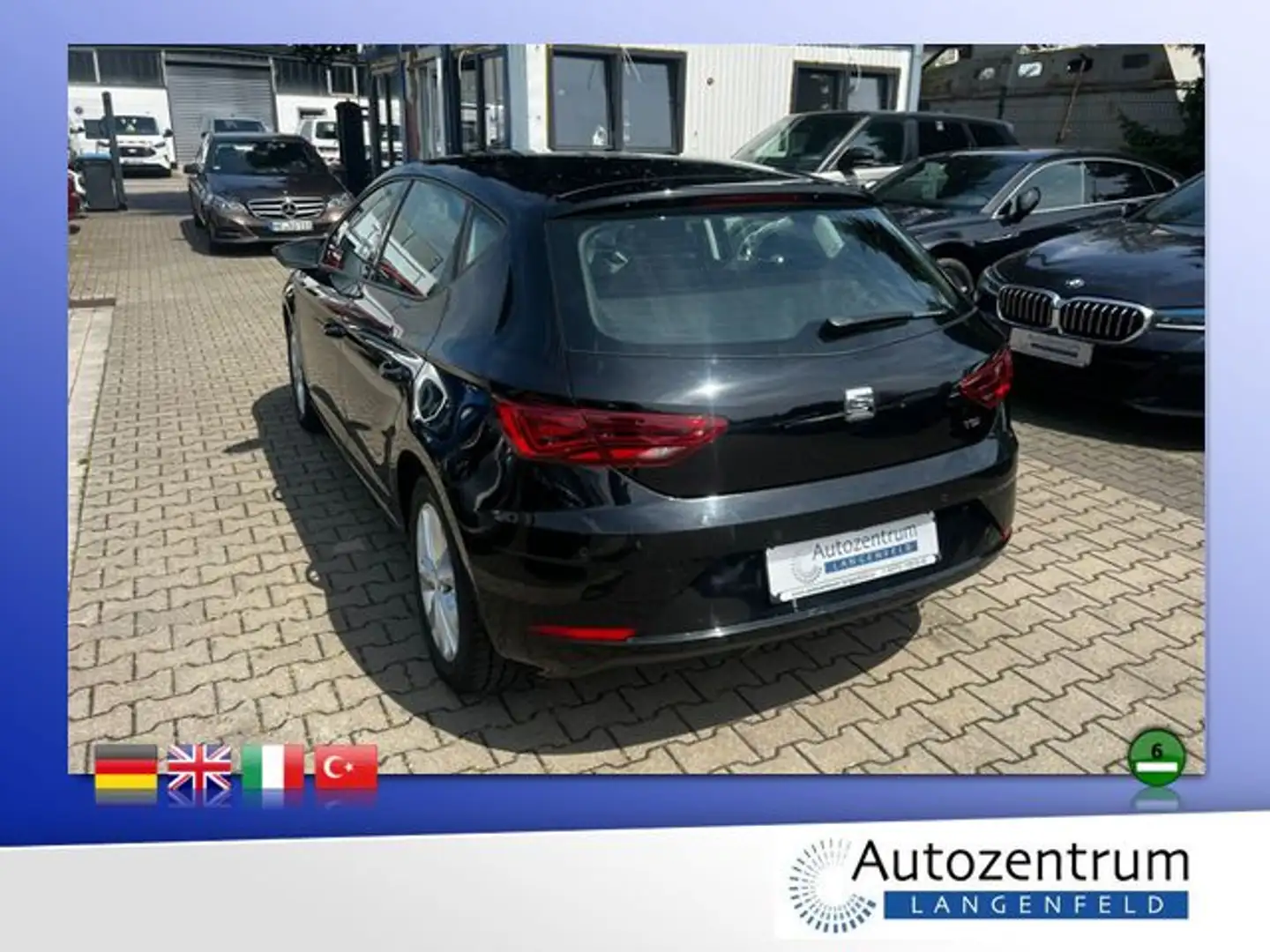 SEAT Leon 1.5 TGI-CNG Stylance *NAVI*LED*PDC* Schwarz - 2