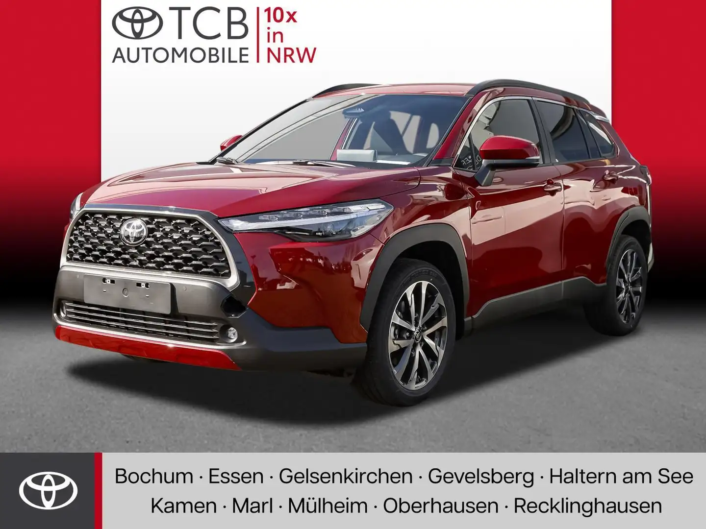 Toyota Corolla Cross 2.0 2WD HEV TEAMPLAYER  NAVI/PDC/SHZ Rouge - 1