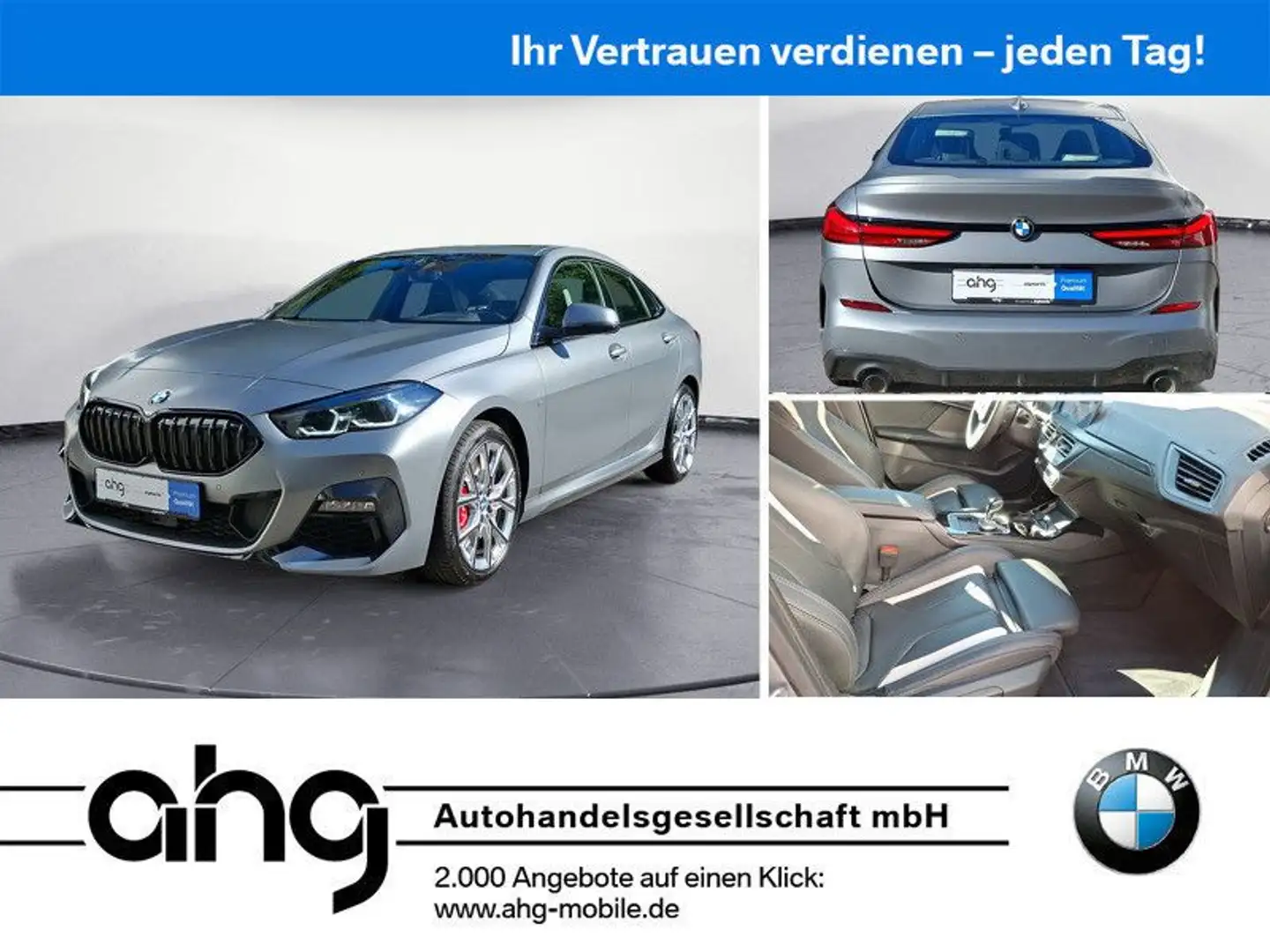 BMW 220i Gran Coupe Edition Colorvision Panorama Grau - 1