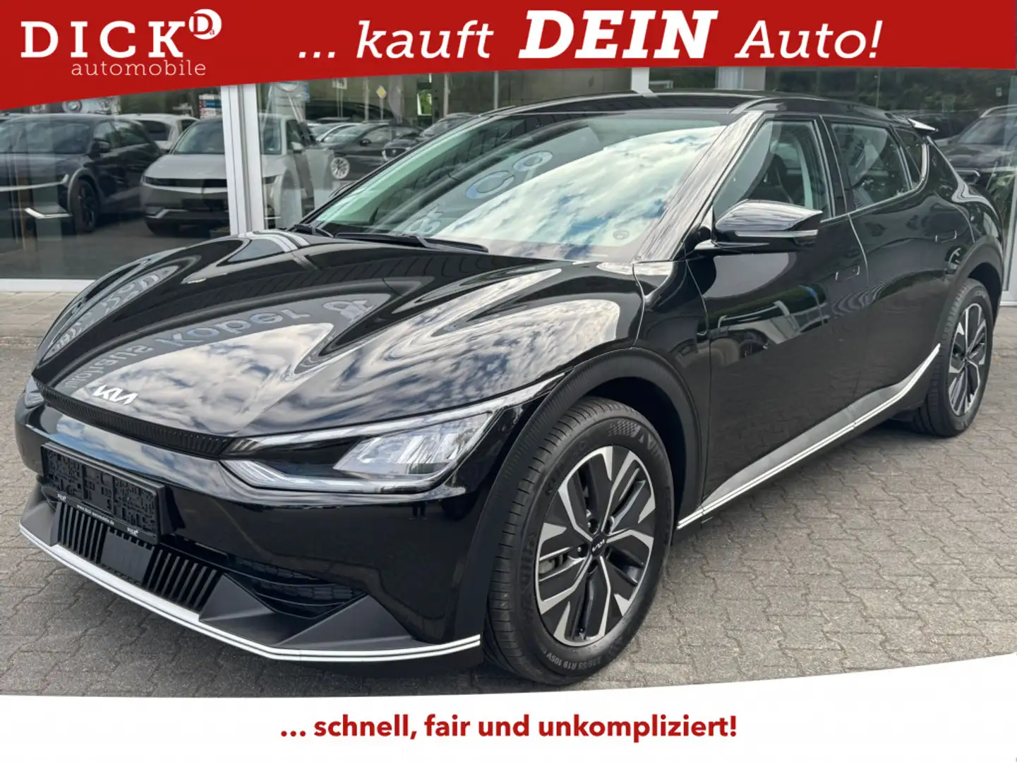 Kia EV6 4WD NAVI+LED+SHZ+KAMERA+WP+DAB+ACC+19 Schwarz - 1