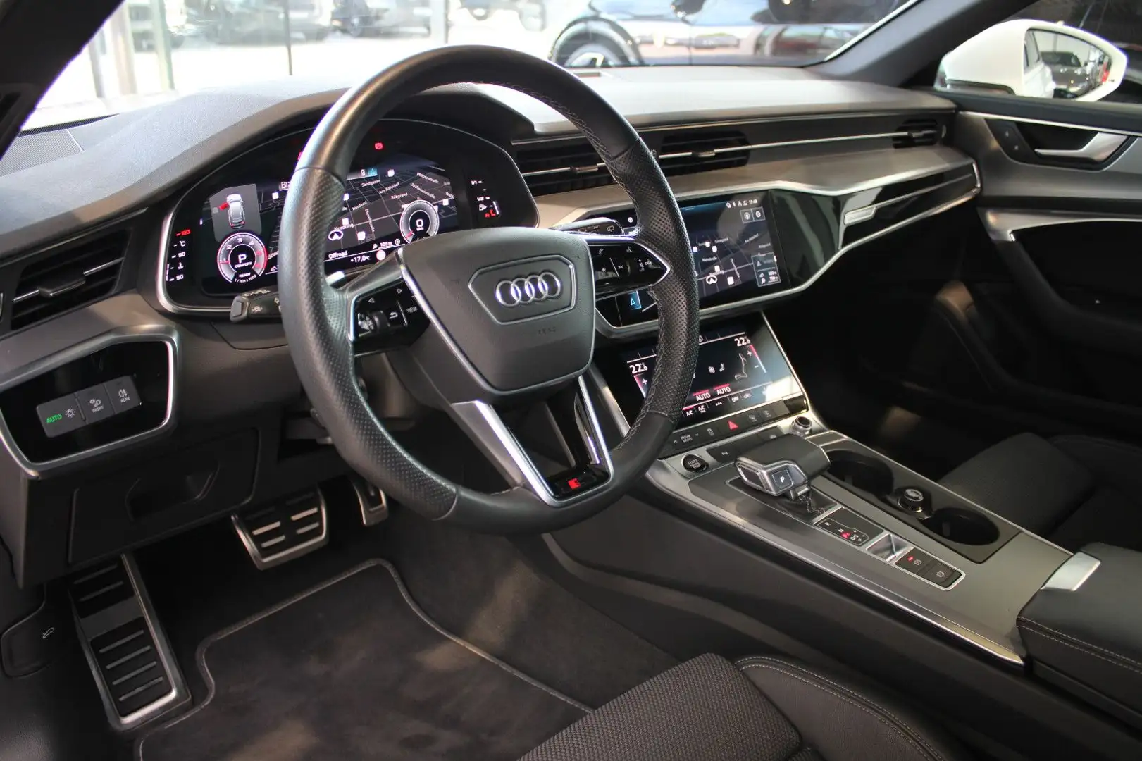 Audi A6 AVANT 50 TDI QU. S LINE/SPORT+AHK+PANO.+20" Weiß - 2