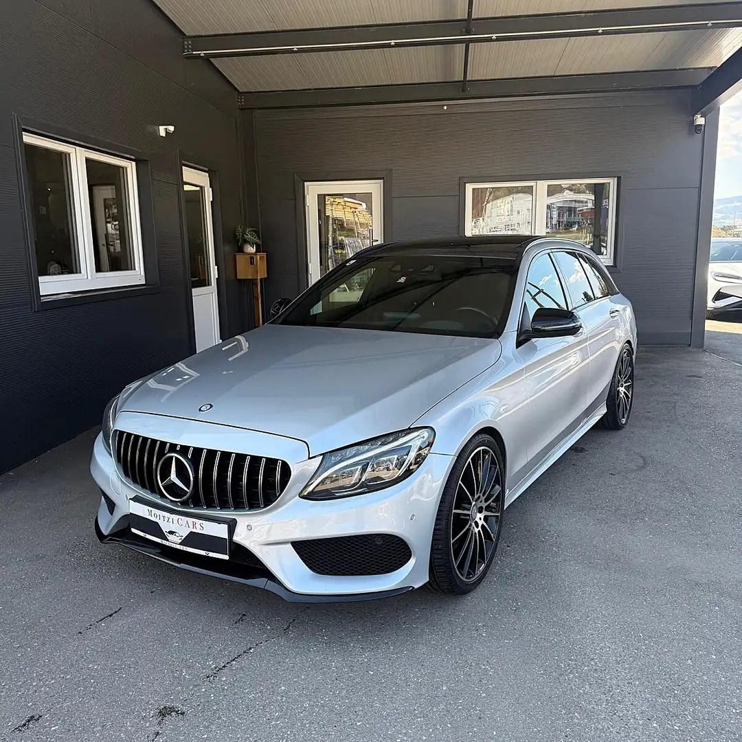 Mercedes-Benz C 300 h T AMG Line Aut. Silber - 1