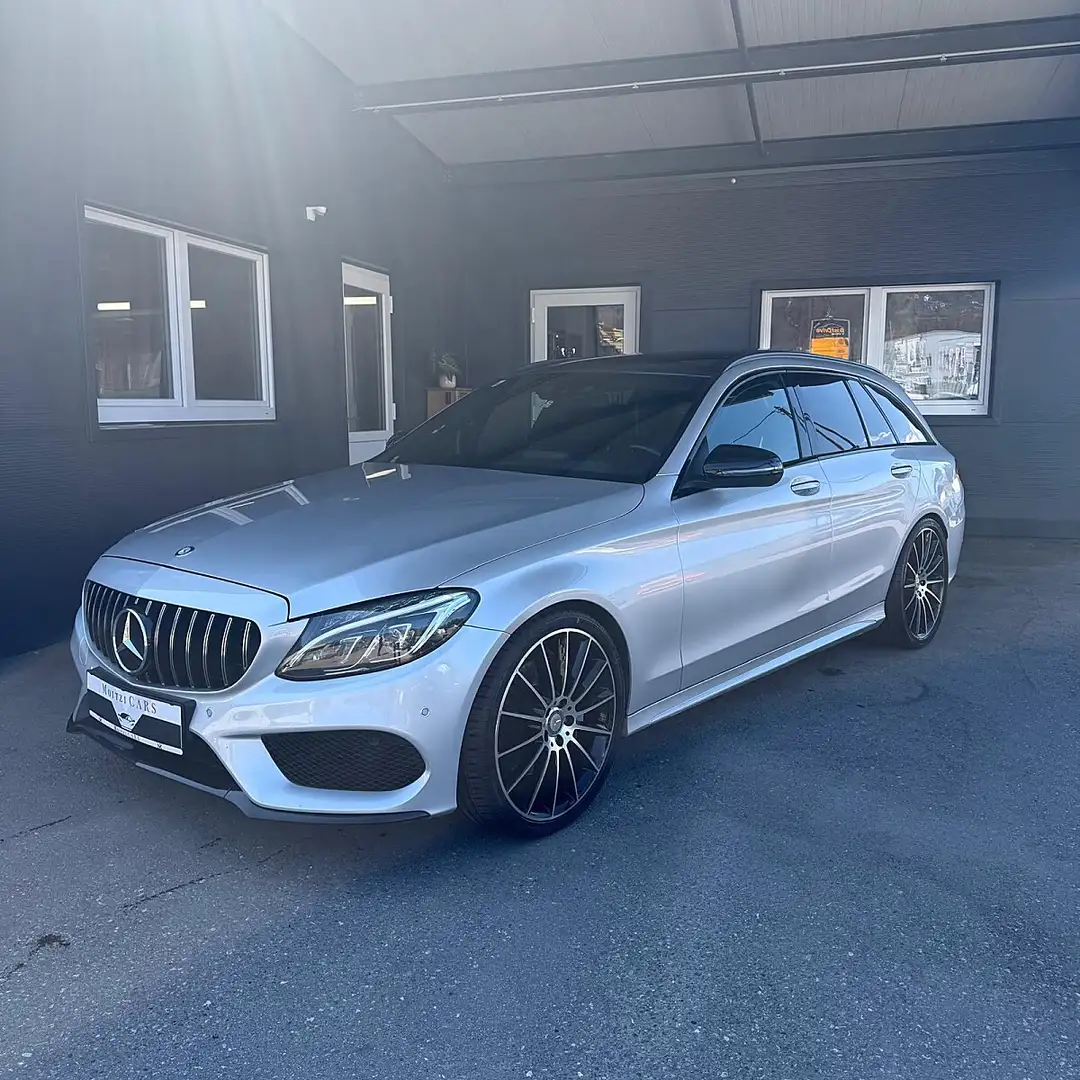 Mercedes-Benz C 300 h T AMG Line Aut. Silber - 2