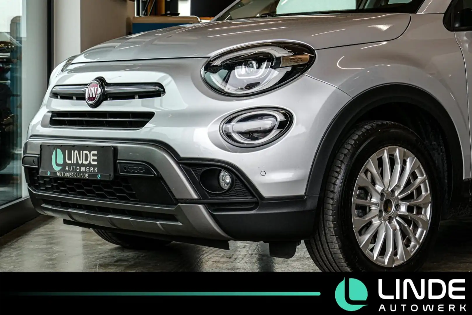 Fiat 500X Cross |LEDER|NAVI|R.KAMERA|SPURH.|17 ALU Argent - 2