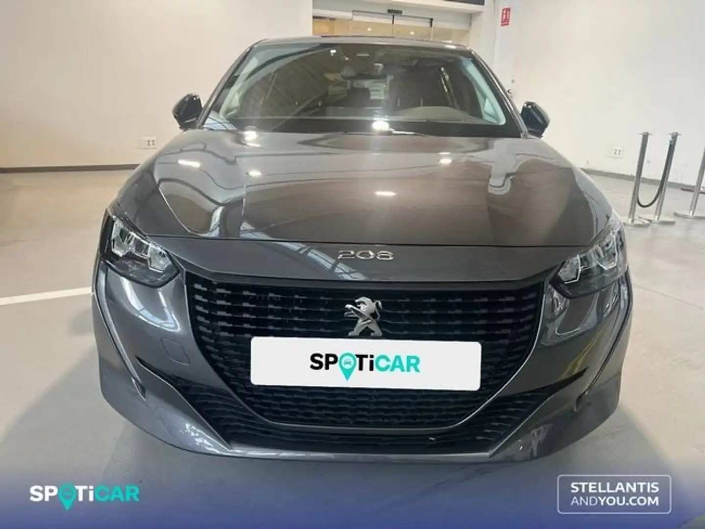 Peugeot 208 1.2 Puretech S&S Allure Pack EAT8 100 Gris - 2