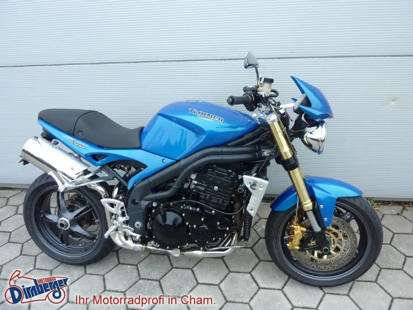 Triumph Speed Triple 1050 aus Frauenhand TOP Zustand Blauw - 1