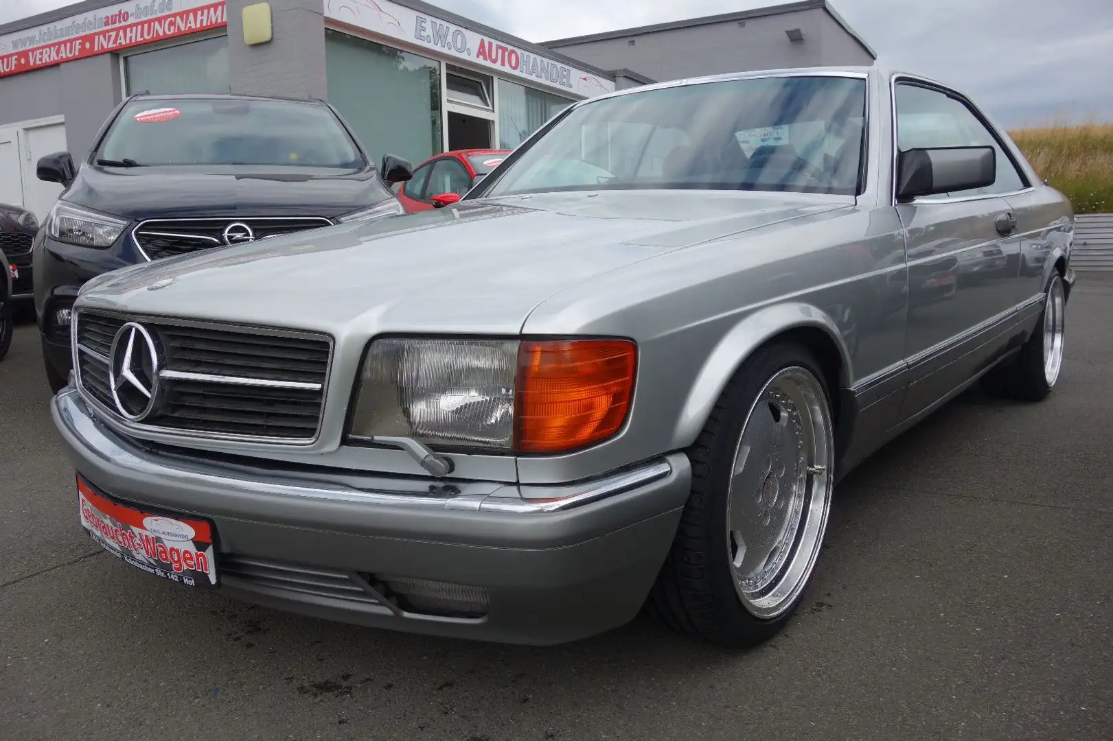 Mercedes-Benz 560 SEC W 126 Coupe H-Zulassung Silber - 1