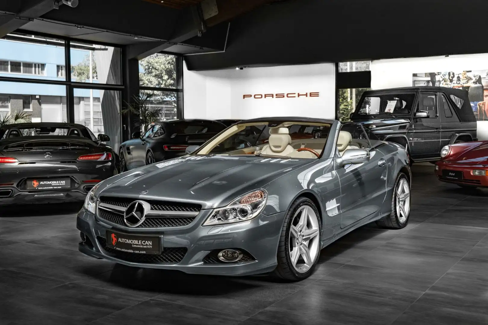Mercedes-Benz SL 350 Sportmotor #deutsches Fzg. 1.Hand! #Pano Gri - 1