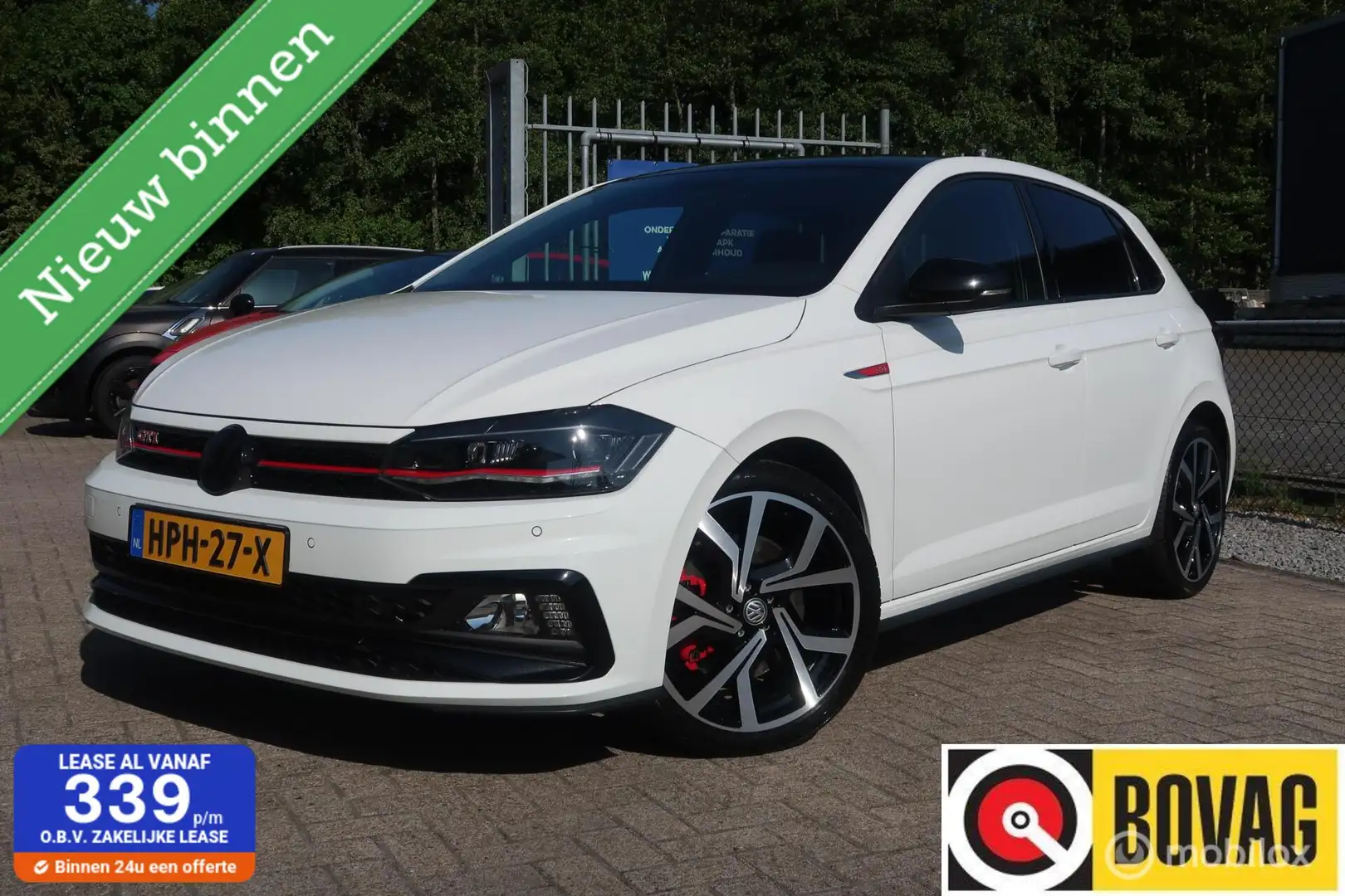 Volkswagen Polo GTI 2.0 TSI DSG, CARPLAY, 18 INCH, FULL LED Wit - 1