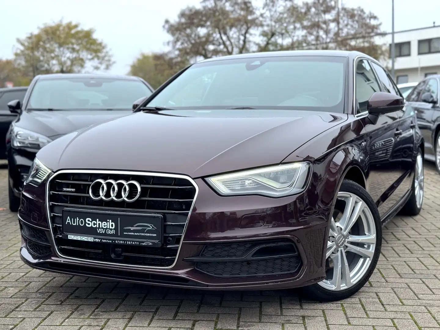Audi A3 Sportback quattro*S-line*ACC*MATRIX*Magnetic Mauve - 1