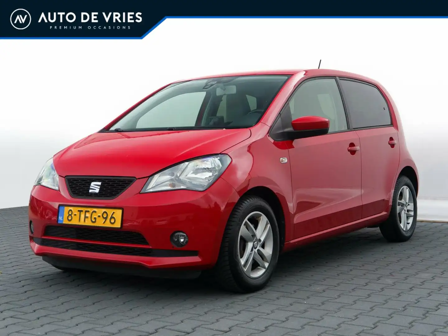 SEAT Mii 1.0 60pk 5drs. Style | Airco | Navigatie | LMV Rouge - 1