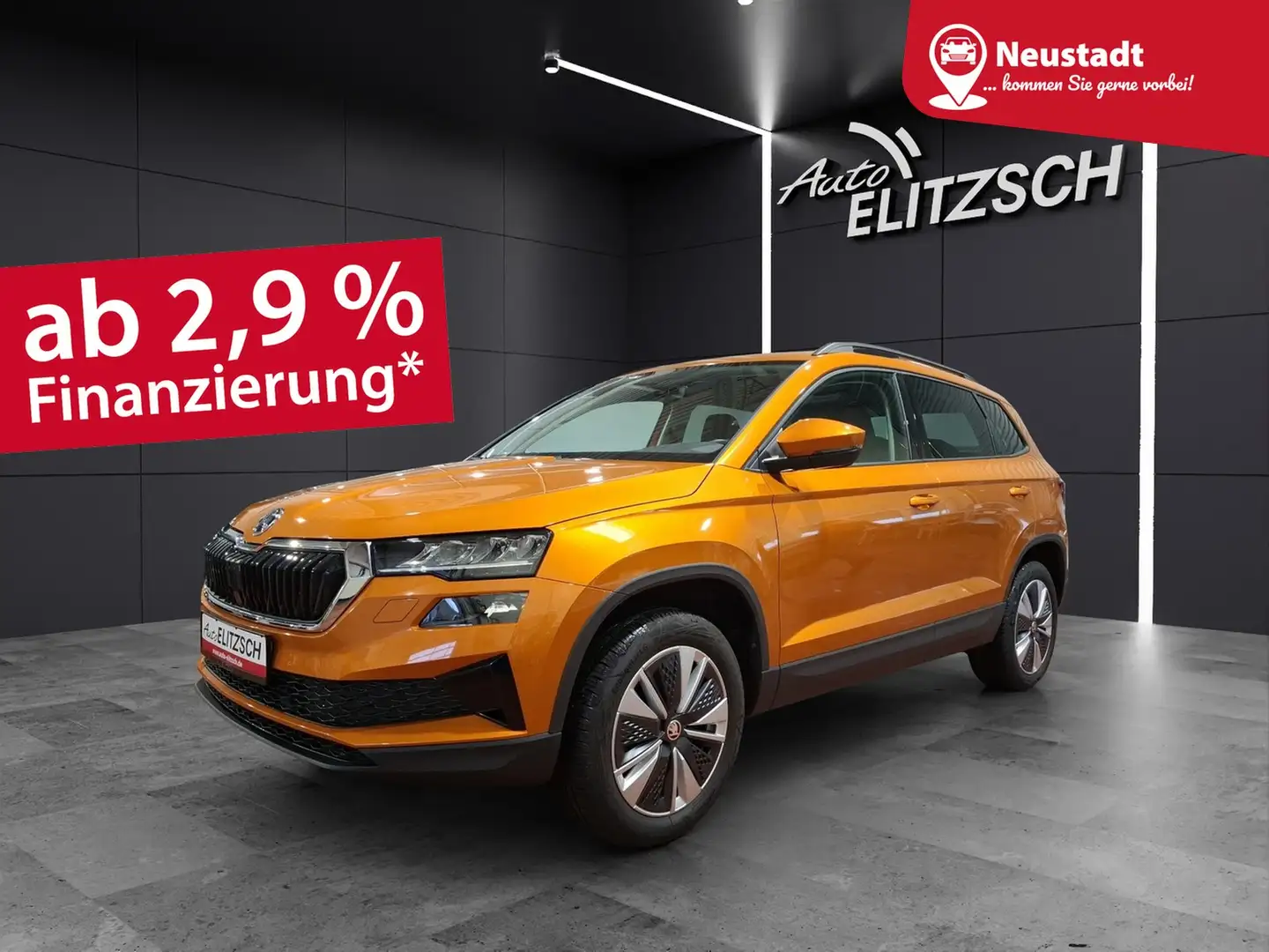 Skoda Karoq TSI Ambition DSG LED AID GRA PDC SH Orange - 1