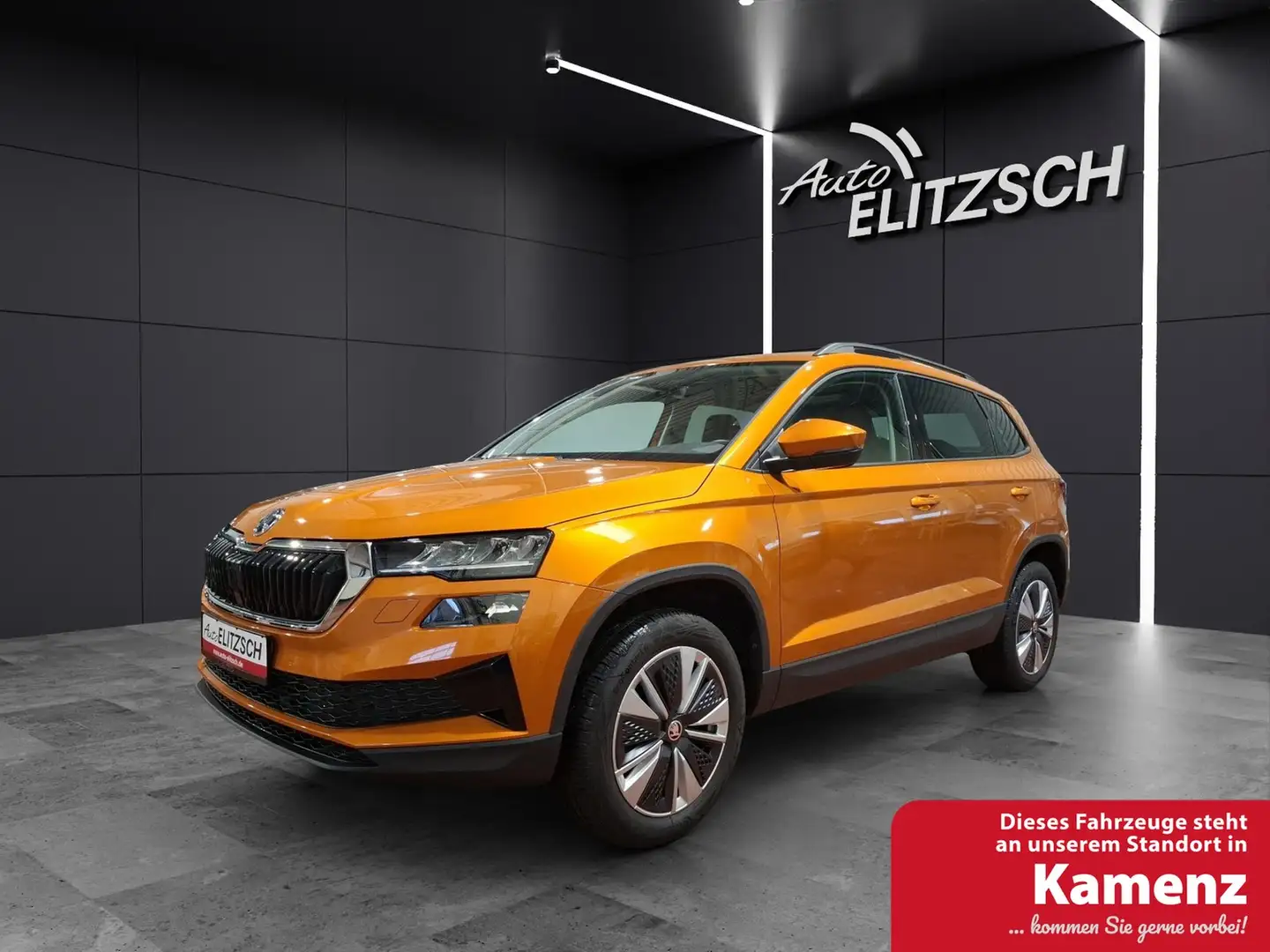 Skoda Karoq TSI Ambition DSG LED AID GRA PDC SH Pomarańczowy - 1