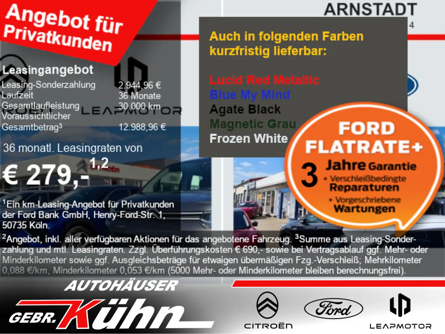 Ford Explorer Extended Range 77kWh - Parkass., eHeckkl., Kamera Rot - 1