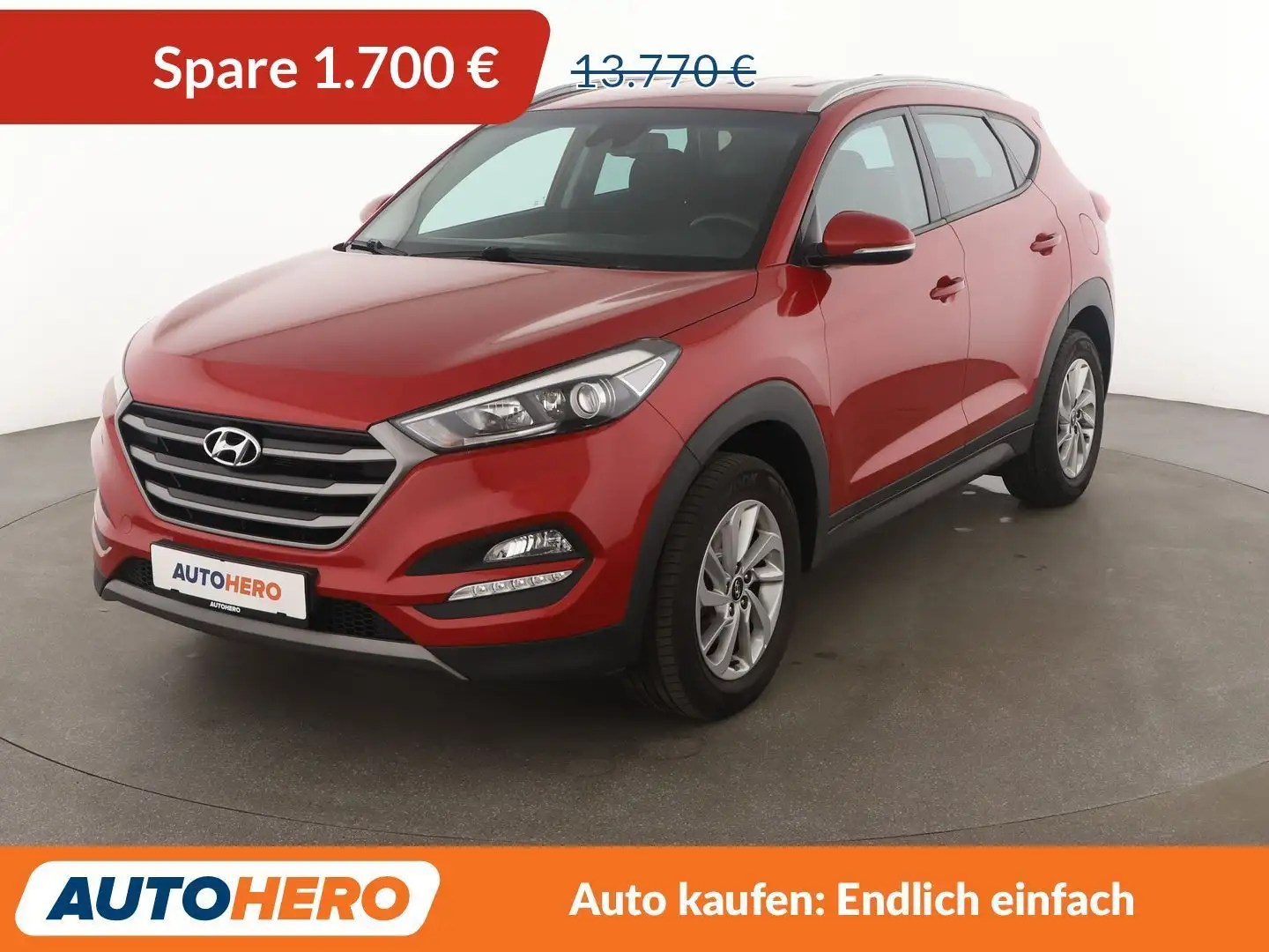 Hyundai TUCSON 1.6 Intro Edition blue 2WD *NAVI*CAM*SHZ*LHZ*TEMPO Rouge - 1