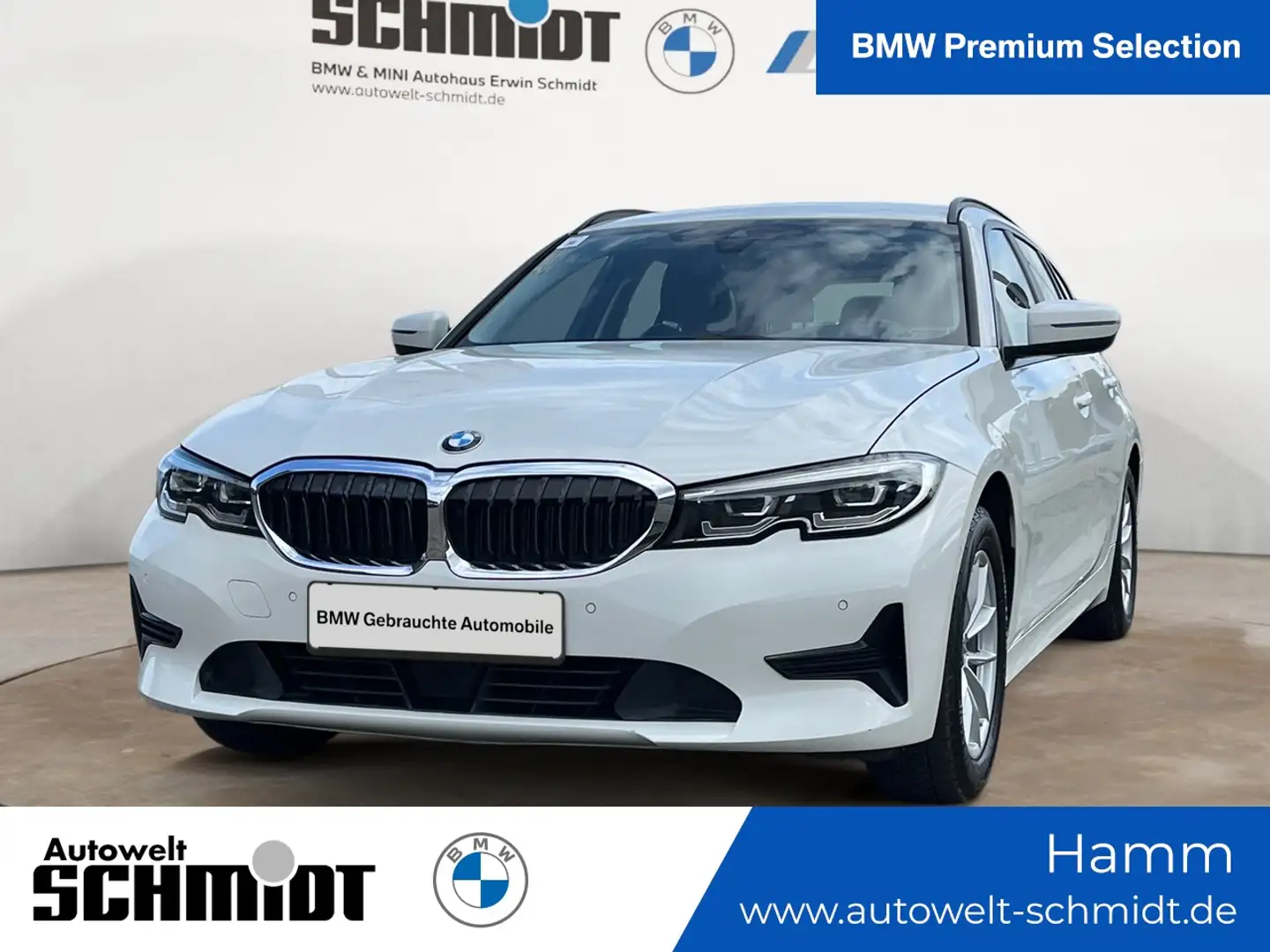 BMW 320 d Touring Advantage + 2Jahre-BPS.-GARANTIE Blanc - 1
