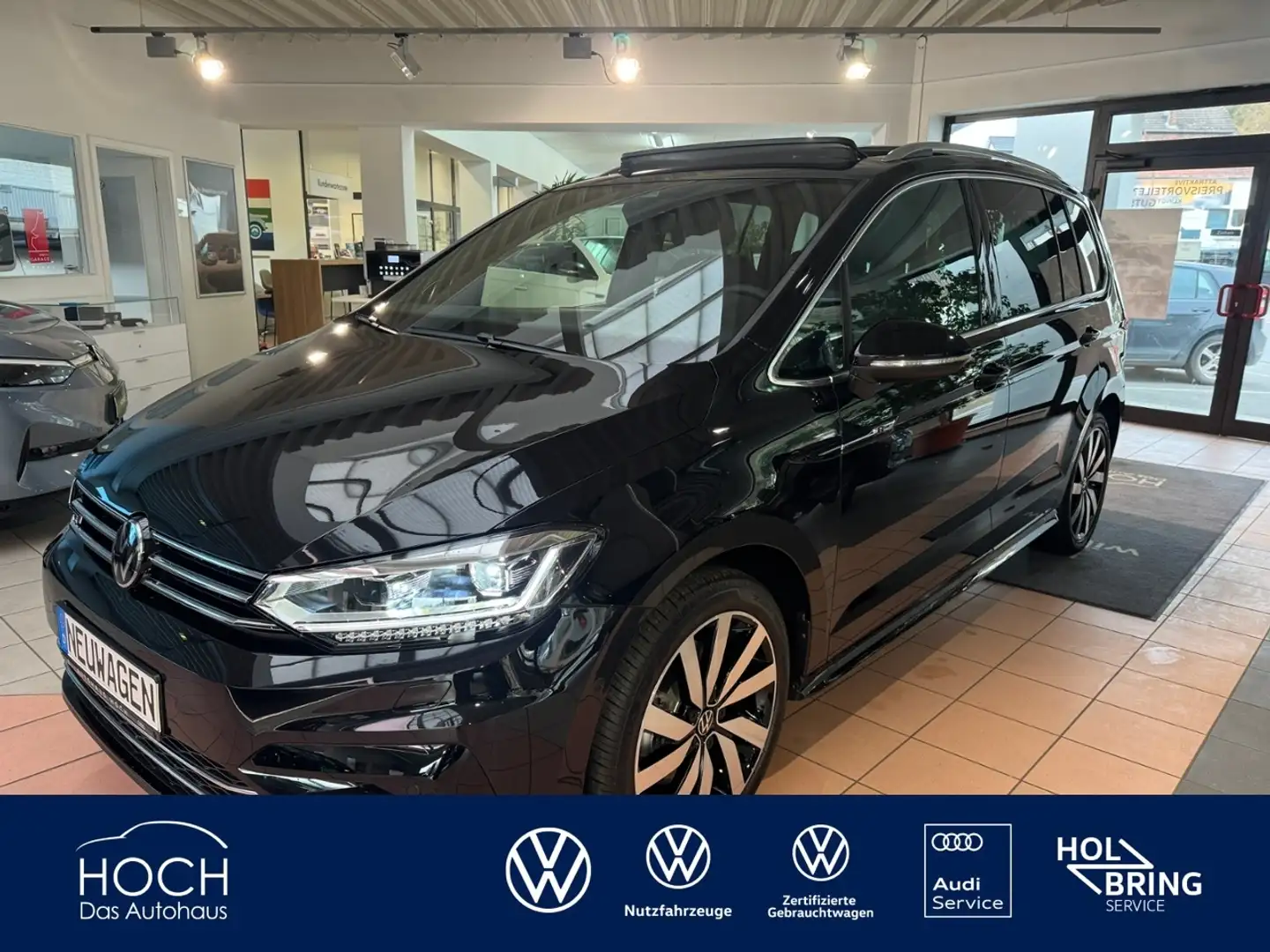 Volkswagen Touran Highline 2,0 l TDI SCR 110 kW (150 PS) 7-Gang-Dop Schwarz - 1