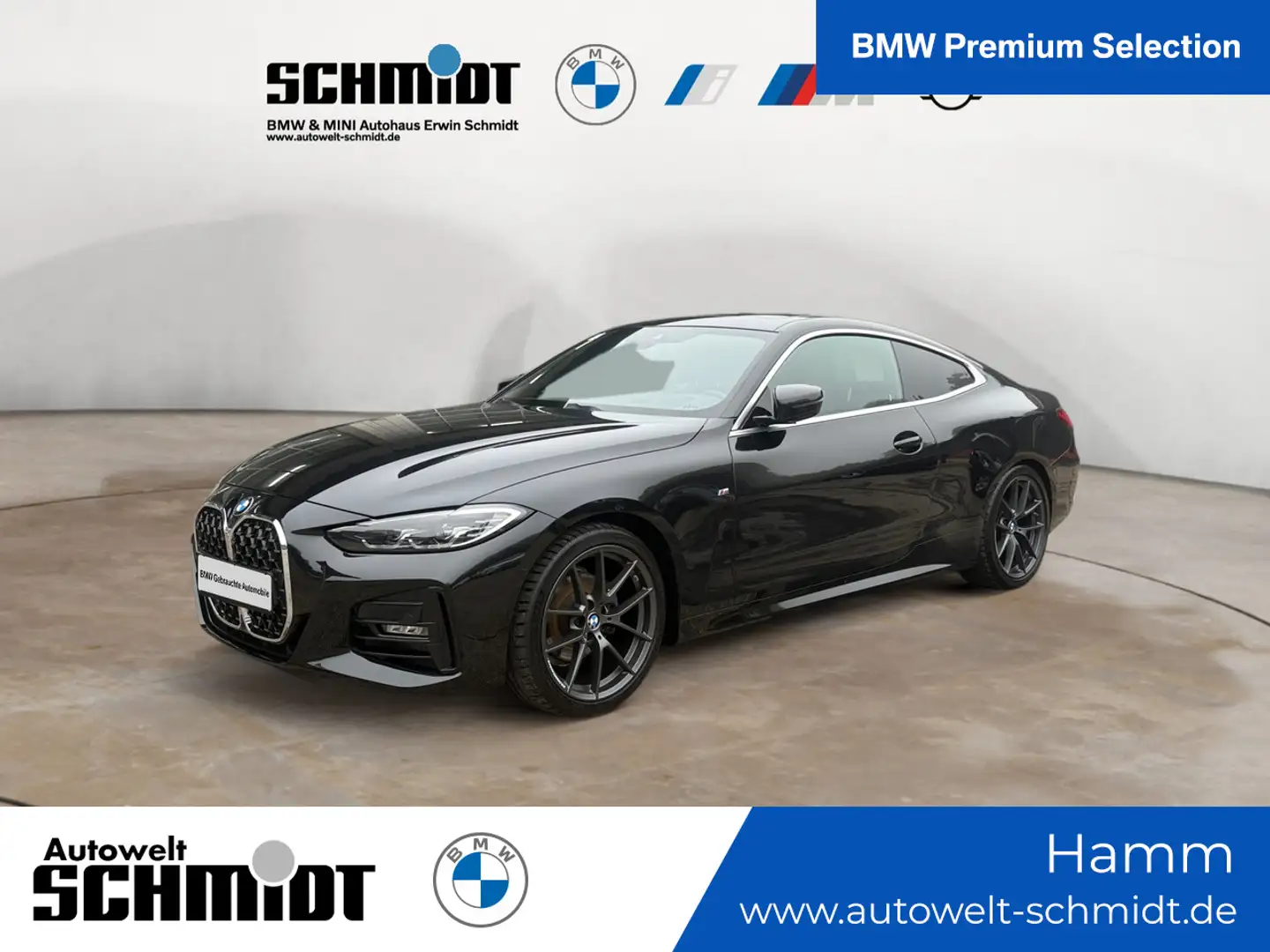 BMW 420 i Coupe M Sport + 2Jahre-BPS.-GARANTIE Noir - 1