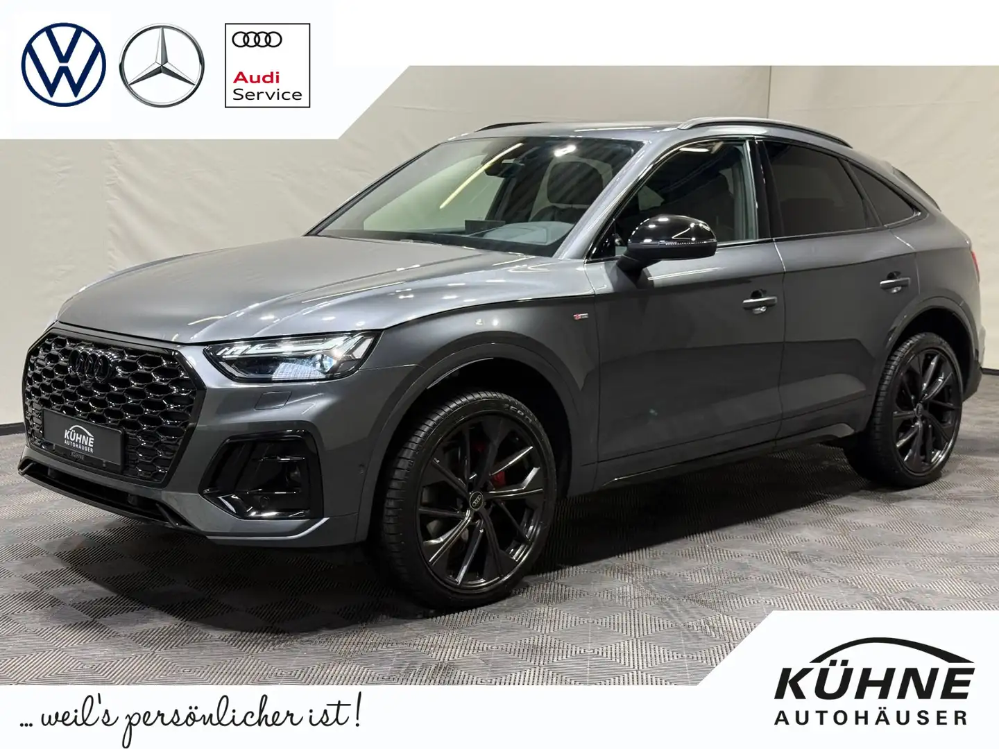 Audi Q5 2x S-Line 40 TDI qu. | MATRIX NAVI Grau - 1