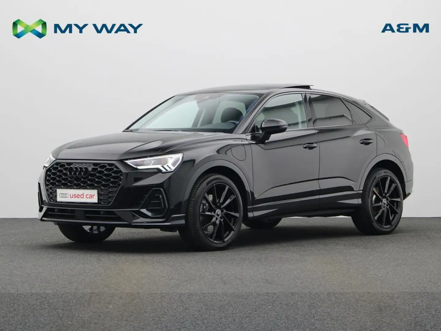 Audi Q3 Sportback 45 TFSIe 245 PK S-TRONIC AUTOMAAT Zwart - 1