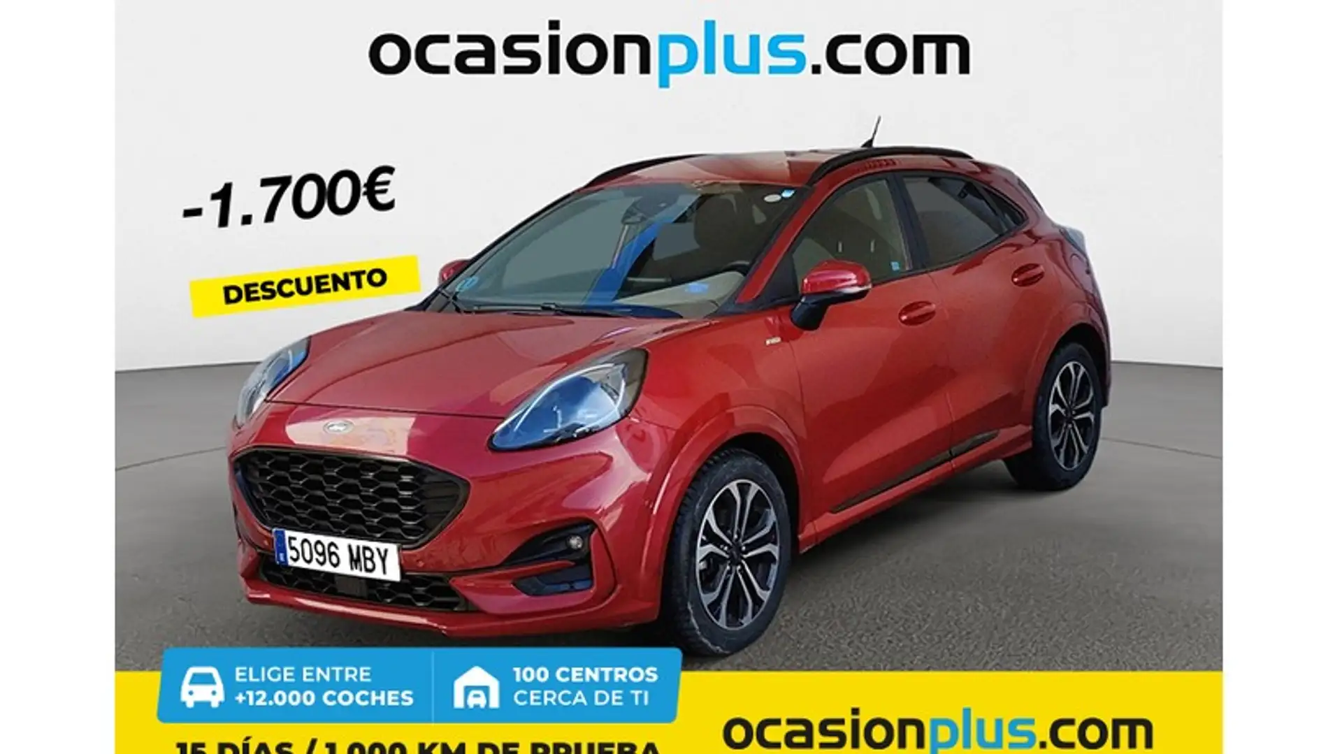 Ford Puma 1.0 EcoBoost MHEV ST-Line Design Aut. 125 Rojo - 1