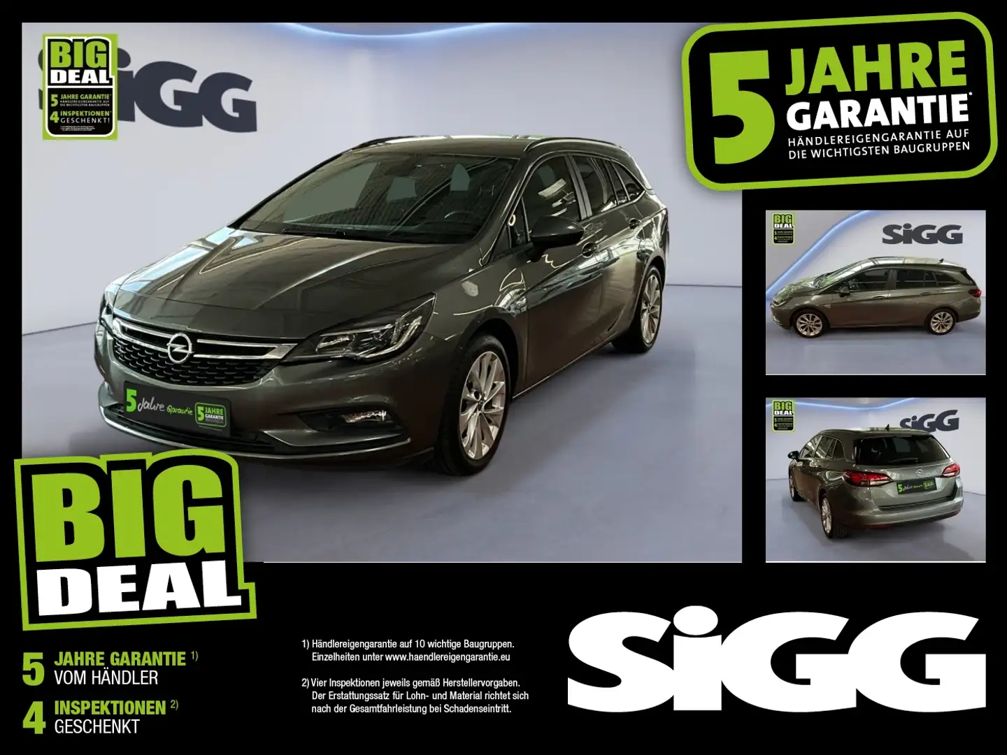 Opel Astra K Sports Tourer 1.4 Turbo 120 Jahre Rückfahrkamera Grau - 1