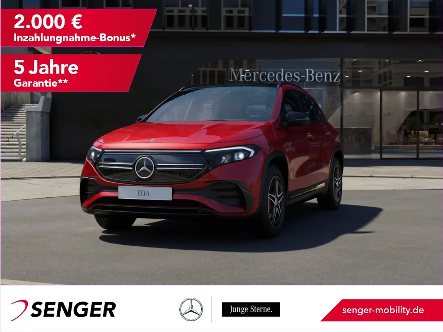 Mercedes-Benz EQA 250 AMG Panorama Distronic 360°-Kamera AHK Rot - 1