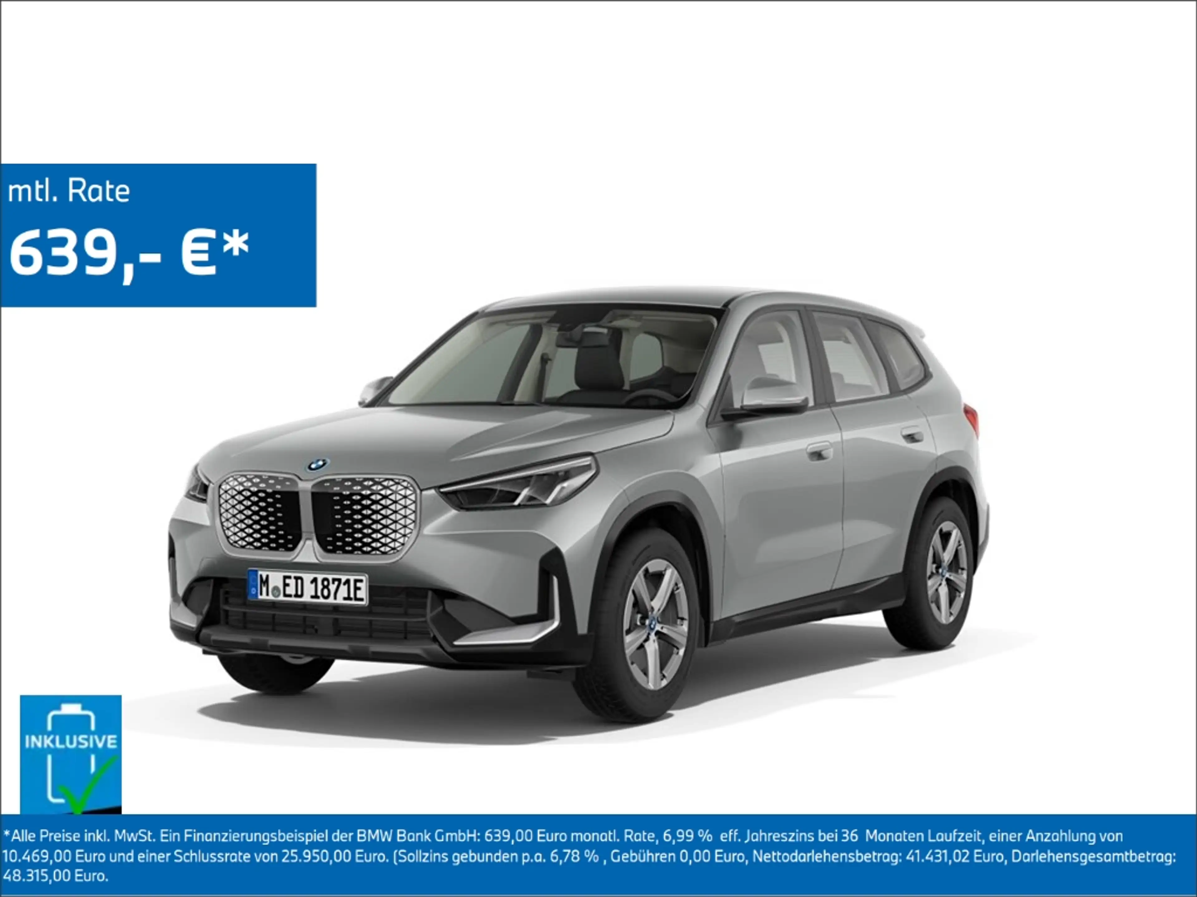 BMW iX1 M Sport xDrive 30/Panorama/Navigation/Leder
