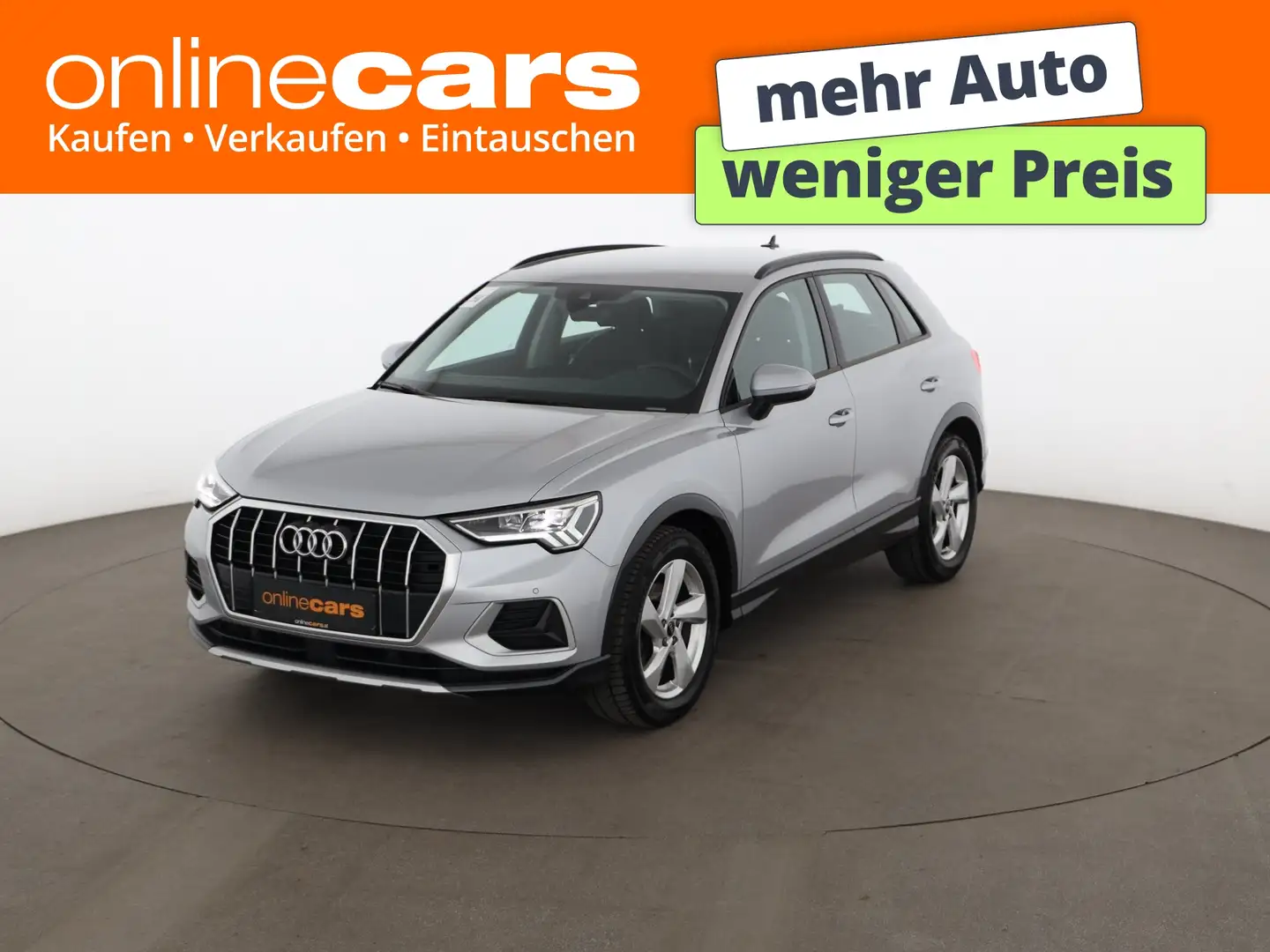 Audi Q3 35 TDI advanced Aut LED AHK LEDER NAVI SITZHZG Silber - 1