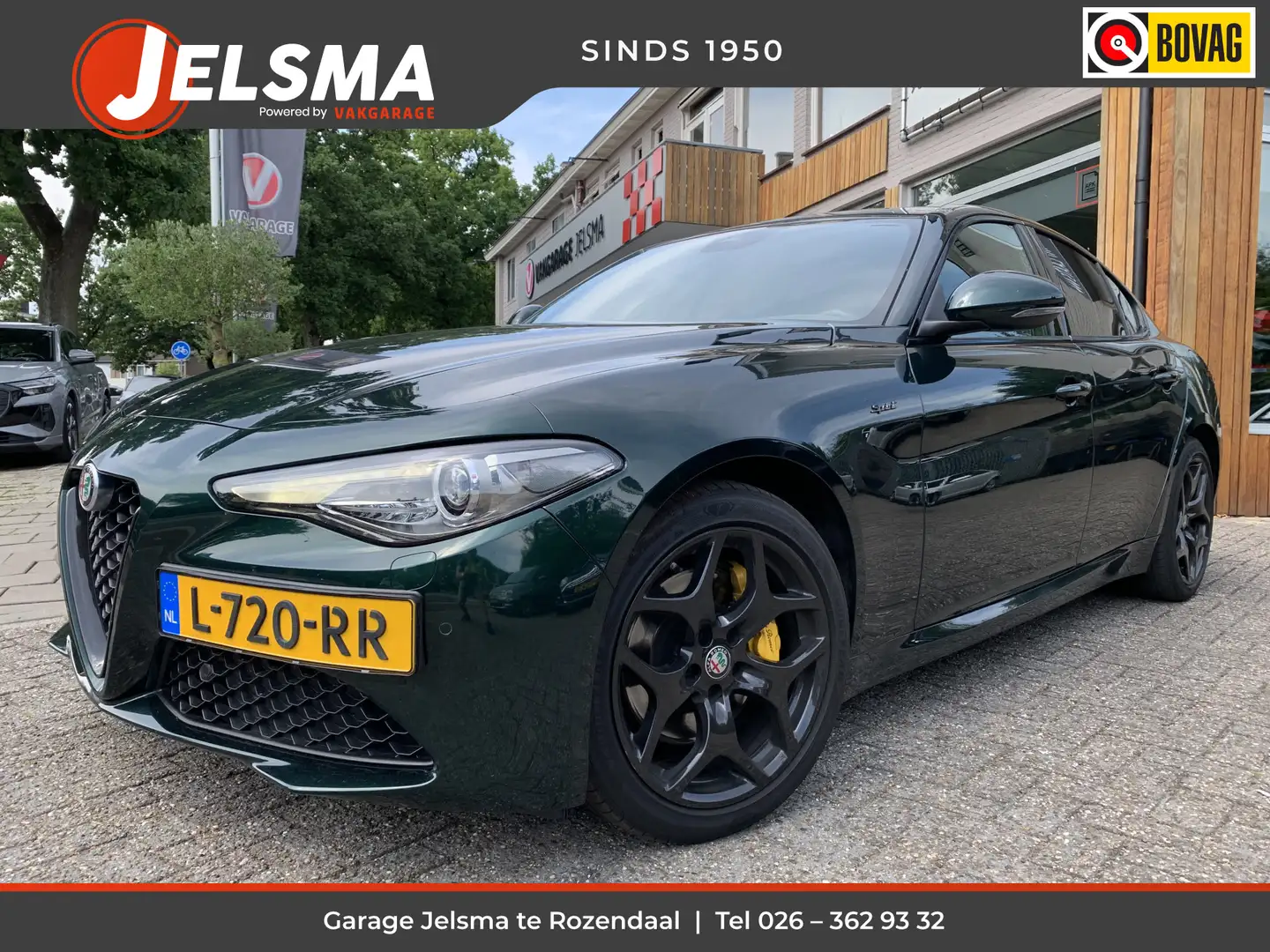 Alfa Romeo Giulia 2.0T Sprint 200pk Aut., de mooiste! Groen - 1
