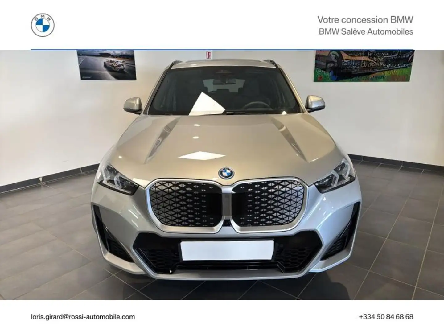 BMW X1 ieDrive20 204ch M Sport Argent - 2