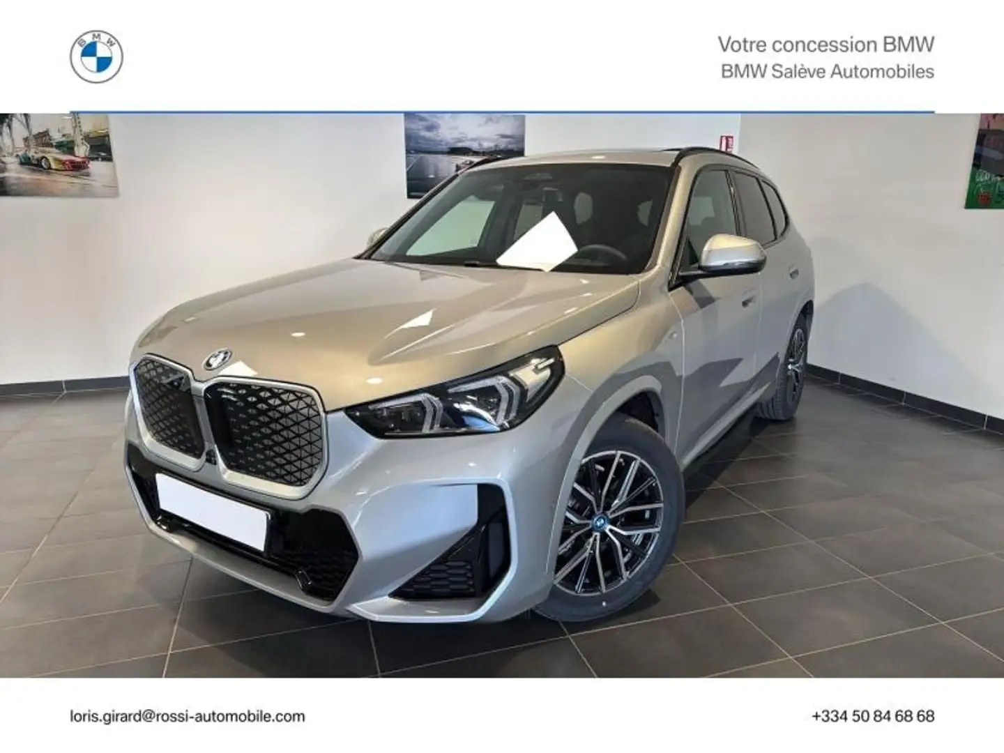 BMW X1 ieDrive20 204ch M Sport Argent - 1