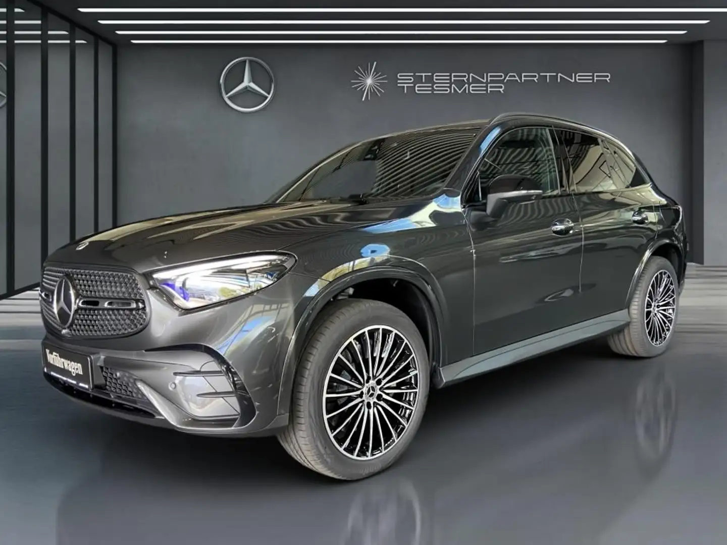 Mercedes-Benz GLC 300 e 4M EQ AMG+NightP+PanoD+HUD+Memory+360° Gris - 1