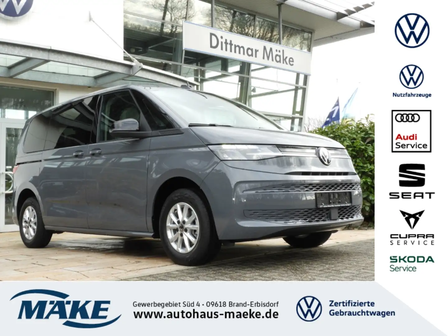 Volkswagen T7 Multivan Life 1.5 TSI DSG KR NAVI LED GRA 7-Si. Grijs - 1