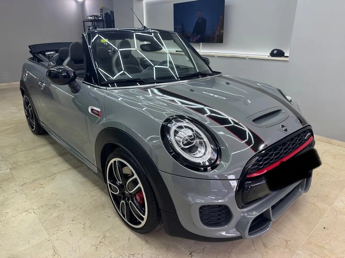 MINI John Cooper Works Cabrio Mini Cabrio John Cooper Works Auto Gris - 1