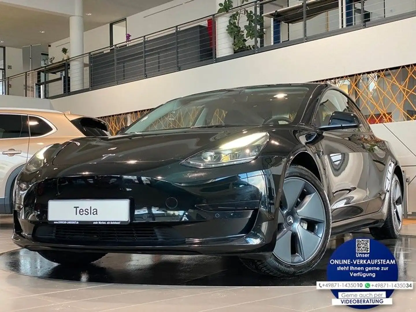 Tesla Model 3 Standard Range Plus Pano Navi Kamera Schwarz - 1