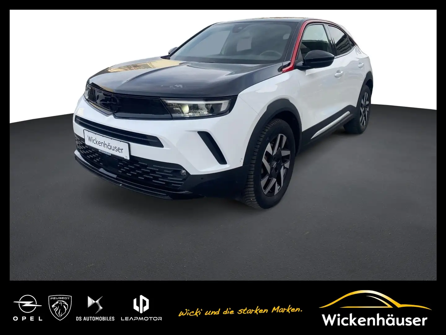 Opel Mokka-E GS Line LED+Navi+SHZ+Fernlichtass.+Kam. Weiß - 1