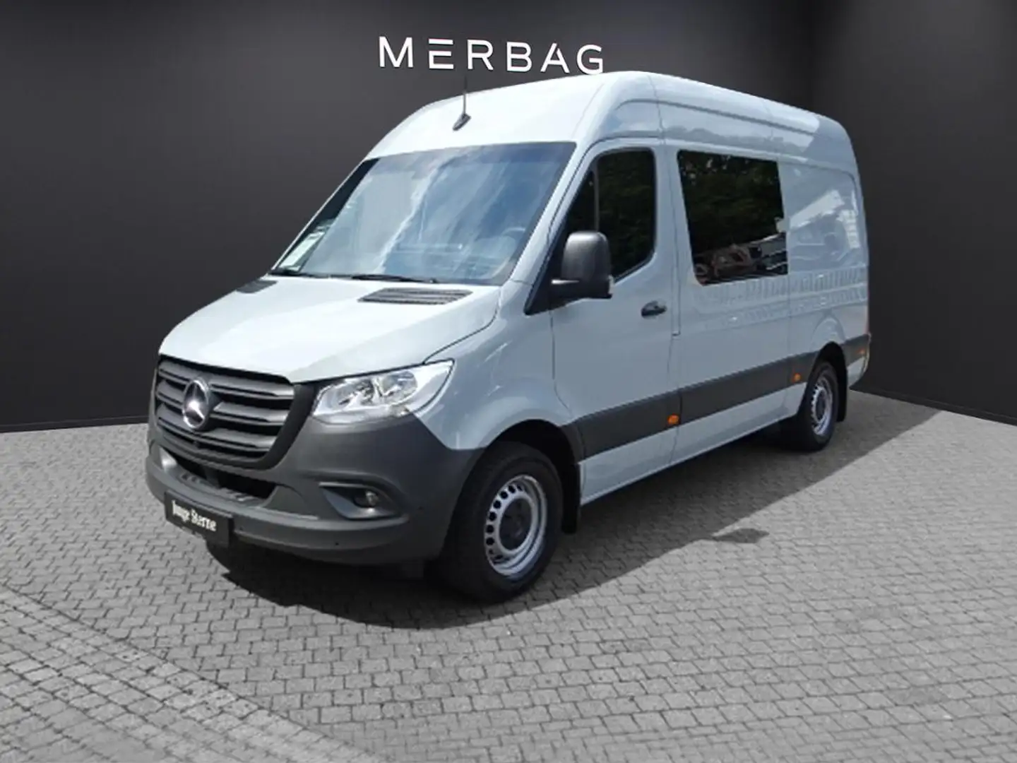 Mercedes-Benz Sprinter 317  *Hochdach + 9G-Tronic + 360° + AHK für 3,5T + Grau - 2