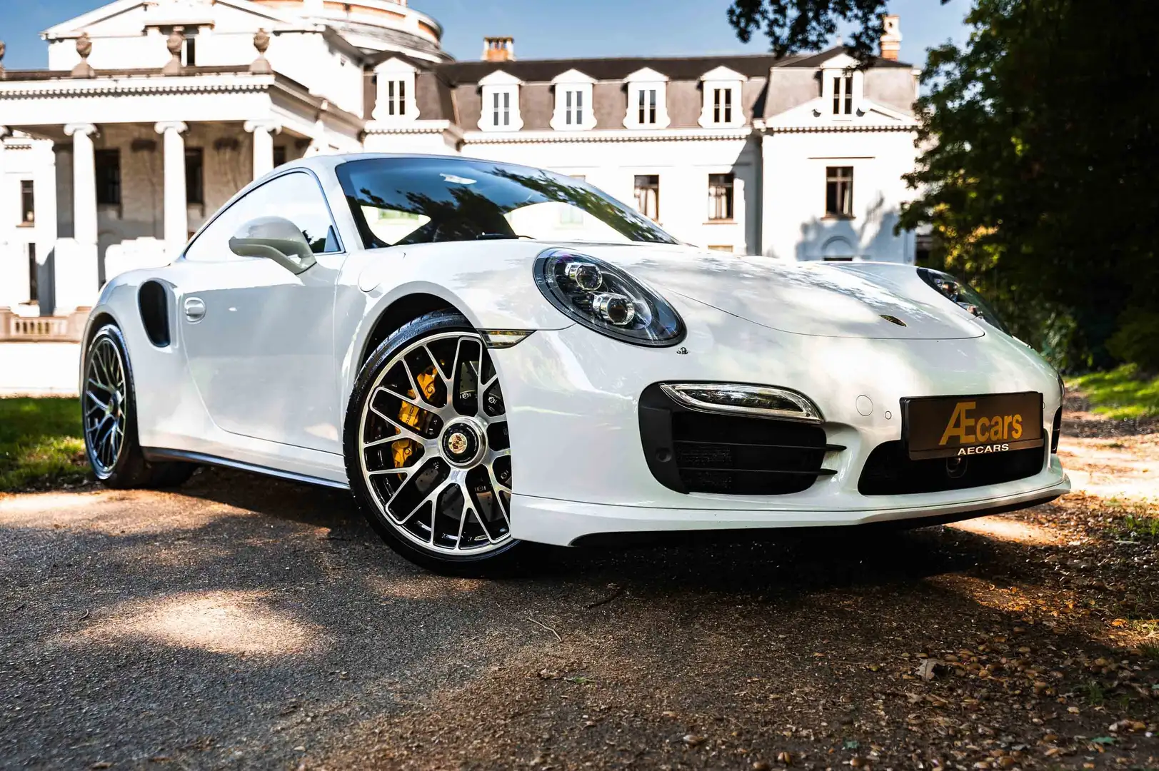 Porsche 911 991 TURBO S *** PDK / SPORT CHRONO / PCCB *** Wit - 2