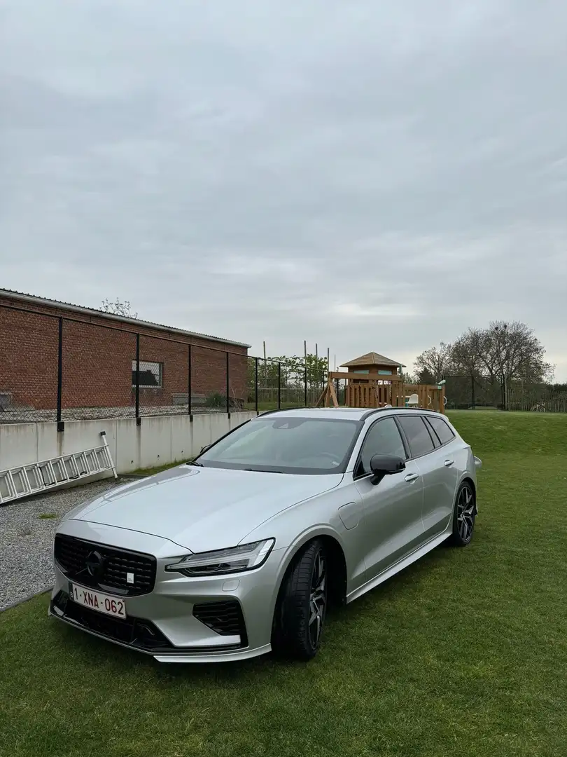 Volvo V60 T8 AWD Recharge Geartronic polestar engineerd Argent - 1