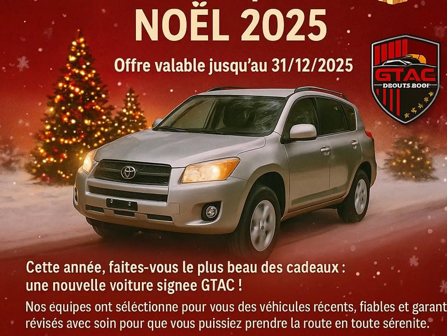 Toyota RAV 4 RAV4 150 D-CAT 4WD FAP Lounge A Noir - 1